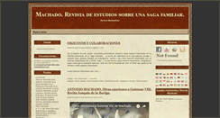 Desktop Screenshot of antoniomachado.com